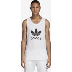 Adidas Originals Trefoil Podkoszulek Biały. Białe podkoszulki męskie adidas Originals, s, z nadrukiem, z bawełny, bez rękawów. Za 85,95 zł.