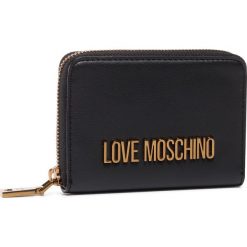 Duży Portfel Damski LOVE MOSCHINO - JC5606PP1ALD0000 Nero. Czarne portfele damskie Love Moschino, bez wzorów, ze skóry ekologicznej. Za 349,00 zł.