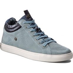 Sneakersy WRANGLER - Ivy Punch Mid WF07802SP Blue Jeans 384. Niebieskie półbuty damskie Wrangler, z jeansu. W wyprzedaży za 199,00 zł.