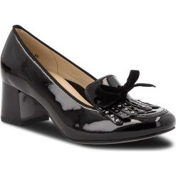 Półbuty ARA - 12-45519-66 Schwarz. Czarne półbuty damskie skórzane marki ara, eleganckie, na obcasie. W wyprzedaży za 249,00 zł.