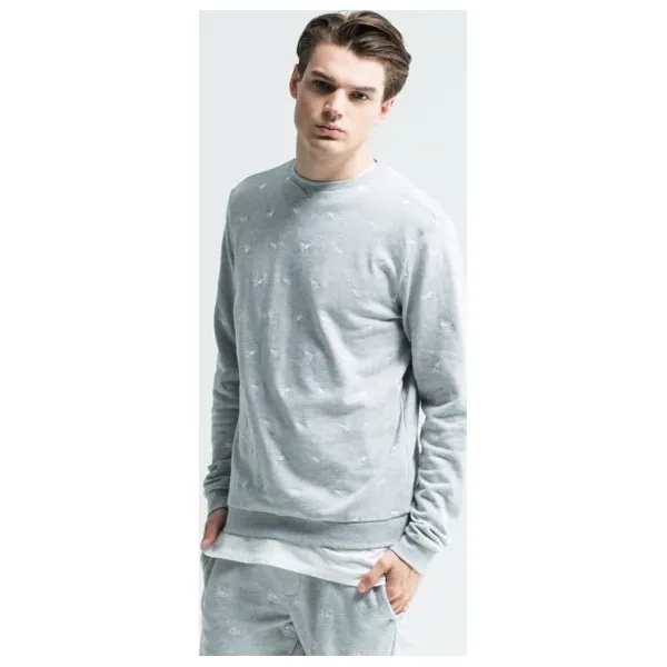 Feewear Bluza Montero , szary, rozmiar L. Szare bluzy męskie Feewear, m, z nadrukiem, z bawełny, wizytowe, bez kołnierzyka, bez rękawów, bez kaptura. W wyprzedaży za 63,99 zł.
