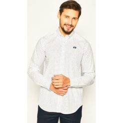 Koszula La Martina PMC008 PP493. Białe koszule męskie La Martina, xl, bez wzorów, z bawełny, casualowe, bez kołnierzyka, bez rękawów. W wyprzedaży za 389,00 zł.