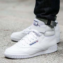 Buty Reebok Ex-O-Fit Hi (3477). Szare halówki męskie Reebok, z materiału. Za 254,59 zł.