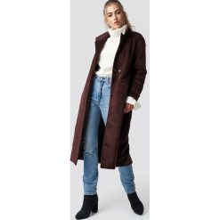 Rut&Circle Płaszcz Gella - Brown. Brązowe płaszcze damskie marki Rut&Circle, bez wzorów. Za 364,95 zł.