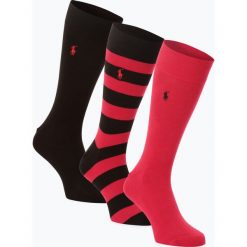 Polo Ralph Lauren - Skarpety męskie pakowane po 3 szt., czerwony. Czerwone skarpetki męskie marki Polo Ralph Lauren. Za 179,95 zł.