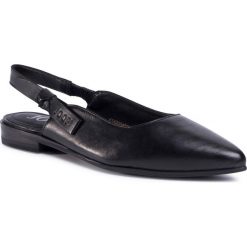 Sandały JOOP! - Unico 4140004961 Black 900. Czarne klapki damskie JOOP!, bez wzorów, ze skóry, bez obcasa, na obcasie. W wyprzedaży za 449,00 zł.