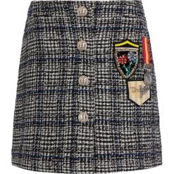 Spódnica trapezowa Silvian Heach Adibia PGA19299GO. Szare spódniczki damskie Silvian Heach, xxs, bez wzorów, z poliesteru, mini, trapezowe. W wyprzedaży za 319,00 zł.