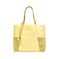 Shopper bag damskie: TORBA SHOPPER FELICE BONITA ŻÓŁTA KINLEY