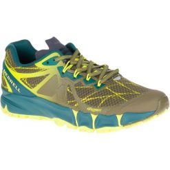 Merrell Buty Agility Peak Flex Dark Olive 9,5 (44). Zielone buty sportowe męskie marki Merrell, bez zapięcia, do biegania. W wyprzedaży za 379,00 zł.