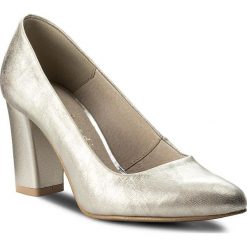 Półbuty SERGIO BARDI - Dozza FW127283317SW 138. Szare półbuty damskie skórzane marki Sergio Bardi, na obcasie. W wyprzedaży za 169,00 zł.