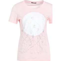 Bluzki, topy, tuniki: Bruuns Bazaar CLEO PRINT TEE Tshirt z nadrukiem pink