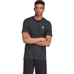 Adidas Originals Mono Allover Koszulka Czarny. Czarne koszulki męskie adidas Originals, s, bez wzorów, z bawełny, bez kołnierzyka, z krótkim rękawem, krótkie. Za 119,95 zł.