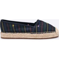 Tommy Hilfiger - Espadryle. Czarne espadryle damskie TOMMY HILFIGER, z materiału. W wyprzedaży za 179,90 zł.