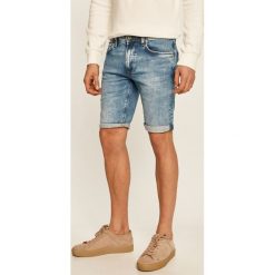 Pepe Jeans - Szorty jeansowe Stanley. Niebieskie spodenki i szorty męskie Pepe Jeans, bez wzorów, z elastanu, casualowe. W wyprzedaży za 269,90 zł.