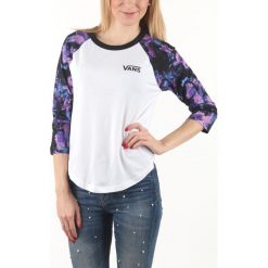 Vans Koszulka Biały. Białe koszulki damskie Vans, s, z nadrukiem, z bawełny, bez kołnierzyka. Za 123,95 zł.