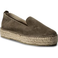 Espadryle EVA MINGE - Vinaroz 3S 18MJ1372404ES 269. Zielone espadryle damskie Eva Minge, z materiału, na płaskiej podeszwie. W wyprzedaży za 189,00 zł.