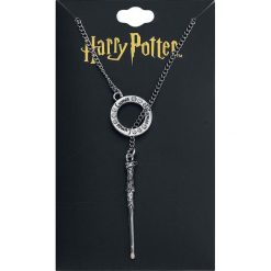 Harry Potter Glowing Wand Naszyjnik srebrny. Szare naszyjniki damskie marki Harry Potter, srebrne. Za 62,90 zł.