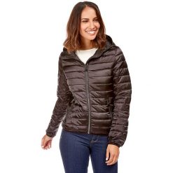 Kurtka zimowa w kolorze czarnym. Czarne kurtki damskie Snowie Collection, na zimę, m, bez wzorów, bez kaptura. W wyprzedaży za 159,95 zł.