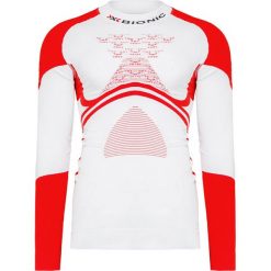 Koszulka z półgolfem X-BIONIC ENERGY ACCUMULATOR 4.0 PATRIOT AUSTRIA. Czerwone koszulki męskie termoaktywne X BIONIC, s, bez wzorów, sportowe, bez kołnierzyka, bez rękawów. Za 590,00 zł.