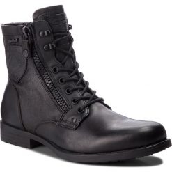 Kozaki KAZAR - Tadeu 31048-27-00 Black. Czarne glany męskie Kazar, z materiału, na sznurówki. Za 549,00 zł.