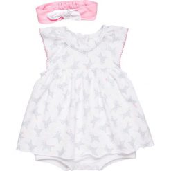 Sukienki dziewczęce z falbanami: 3 Pommes BABY WELCOME BABY HEADBAND COMBIDRESS Sukienka z dżerseju pink medium