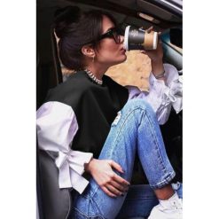 Bluzka damska LOGRA BLACK. Czarne bluzki damskie Bluzka damska LOGRA BLACK, s, bez wzorów, bez kołnierzyka, bez rękawów. W wyprzedaży za 69,00 zł.