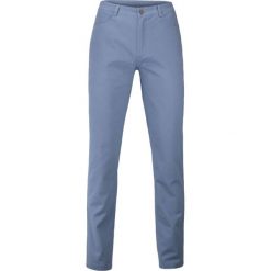 Casualowe Spodnie Męskie, Bawełniane, Chinos, Zwężane Nogawki - Błękitne SPEZREAL645blue. Niebieskie spodnie męskie Ezreal, m, z bawełny. W wyprzedaży za 79,00 zł.
