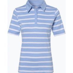 Brookshire - Damska koszulka polo, niebieski. Niebieskie koszulki damskie marki brookshire, l, bez wzorów, z bawełny, eleganckie, polo, bez rękawów. Za 89,95 zł.