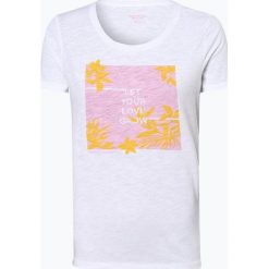 Marc O'Polo Denim - T-shirt damski, biały. Białe t-shirty damskie Marc O'Polo DENIM, m, bez wzorów, z denimu, polo. Za 129,95 zł.