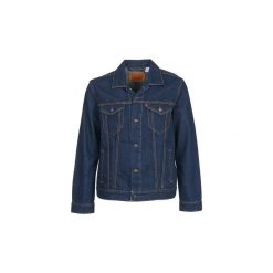 Kurtki jeansowe Levis THE TRUCKER JACKET. Niebieskie kurtki damskie Levi's®, l, bez wzorów, z jeansu, bez kaptura. W wyprzedaży za 343,20 zł.
