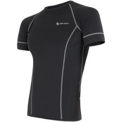 Sensor Koszulka Męska Coolmax Fresh Black Xl. Czarne koszulki męskie termoaktywne Sensor, s, bez wzorów, bez kołnierzyka, z krótkim rękawem, krótkie, outdoorowe. W wyprzedaży za 99,00 zł.
