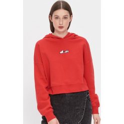 Bluza z kapturem Snoopy - Czerwony. Czerwone bluzy damskie House, s, bez wzorów, bez rękawów, z kapturem. Za 89,99 zł.