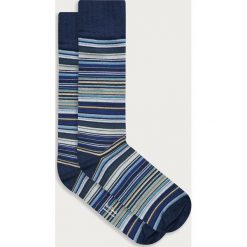 Paul Smith - Skarpetki. Niebieskie skarpetki męskie Paul Smith, bez wzorów, z elastanu. Za 99,90 zł.