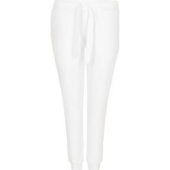 Spodnie dresowe Trussardi Jeans. Białe spodnie damskie s, z jeansu. Za 379,00 zł.