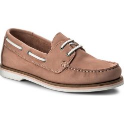 Mokasyny TAMARIS - 1-23616-20 Lt.Pink Nubuc 541. Różowe mokasyny damskie marki Caprice, z materiału. W wyprzedaży za 199,00 zł.