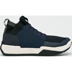 G-Star Raw - Buty. Niebieskie buty sportowe męskie marki G-Star RAW, ze skóry, bez zapięcia. W wyprzedaży za 459,90 zł.