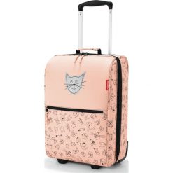 Walizka Trolley Kids XS Cats and Dogs brzoskwiniowa. Pomarańczowe walizki Reisenthel, w paski, z tkaniny, eleganckie. Za 379,00 zł.