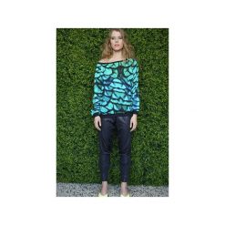 LAGUNA bluza. Czarne bluzy damskie marki Yes to dress by bożena karska, z bawełny. Za 280,00 zł.