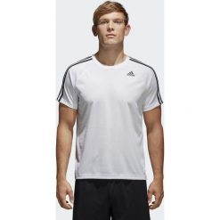 Koszulki sportowe męskie: Adidas Koszulka D2M TEE 3S Biały r. M (BK0971)