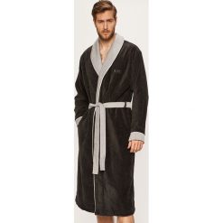 Hugo Boss - Szlafrok. Szare szlafroki męskie HUGO BOSS, s, bez wzorów, z bawełny, bez rękawów, bez kaptura. Za 939,90 zł.
