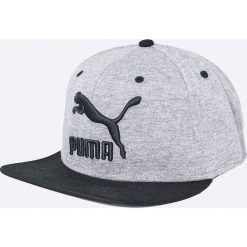 Puma - Czapka. Szare czapki z daszkiem męskie Puma, z poliesteru. W wyprzedaży za 79,90 zł.