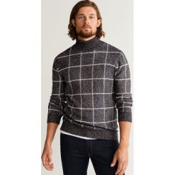 Mango Man - Sweter Erikson. Szare swetry męskie Mango Man, s, bez wzorów, z bawełny. Za 229,90 zł.