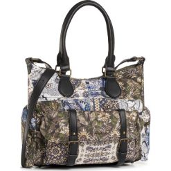 Torebka DESIGUAL - 20WAXAAB 2000. Torebki klasyczne damskie Desigual, bez wzorów, z materiału, klasyczne, bez dodatków. Za 499,00 zł.