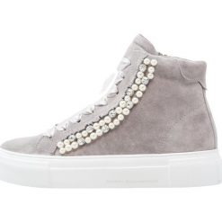 Kennel + Schmenger BIG Sneakersy wysokie alu/weiß. Szare trampki i tenisówki damskie marki Kennel + Schmenger, bez wzorów, ze skóry, bez zapięcia. W wyprzedaży za 831,35 zł.