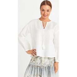BLUZKA CALOTTA Weekend Max Mara. Bluzki damskie Weekend Max Mara, l, bez wzorów, eleganckie, bez kołnierzyka, bez rękawów. Za 579,00 zł.