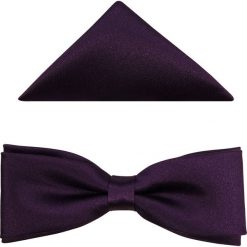 Fioletowa / śliwkowa mucha męska slim B56. Fioletowe muszki męskie Modini Moda Męska, na co dzień, bez wzorów, z tkaniny, eleganckie. W wyprzedaży za 45,00 zł.