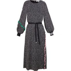 Sukienki: Tibi MARTINE RUFFLE DRESS Długa sukienka black