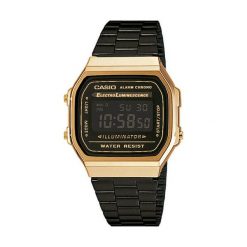 Zegarki męskie: Zegarek męski Casio Retro A168WEGB-1BEF
