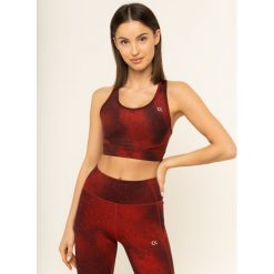 Biustonosz top Calvin Klein Performance High Support 00GWH9K190. Czerwone topy damskie Calvin Klein Performance, m, bez wzorów, z elastanu, bez kołnierzyka. W wyprzedaży za 209,00 zł.