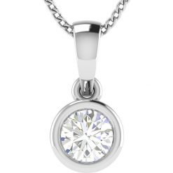 Srebrny naszyjnik z zawieszką z syntetycznego diamentu. Szare naszyjniki damskie Just Diamonds, z diamentem, srebrne. W wyprzedaży za 1784,95 zł.